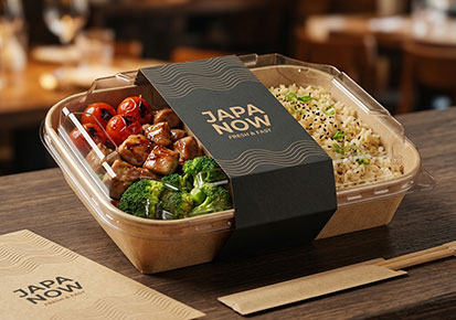 Bandeja PAP com etiqueta personalizada